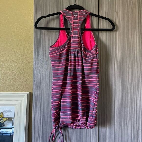 ATHLETA Painted Pattern Tinker Workout Adjustable Tie Tank Top - Picture 8 of 11